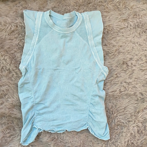 NEW🌺free people second love sleeveless flirty muscle mesh tee - Picture 16 of 16